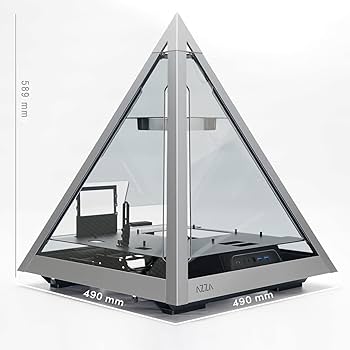 Amazon.co.jp: AZZA CSAZ-804L ピラミッド革新的なATXケース